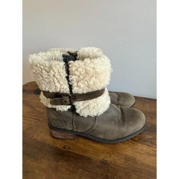 UGG Shoes Ugg Blayre Ii Brown Suede Leather Distressed